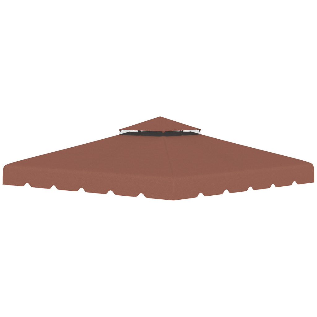 Model 84C-051 or 84C-269 10' x 10' Gazebo Replacement Canopy, Coffee