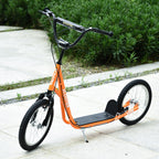 Youth Scooter Kick Scooter for Kids 5+ with Adjustable Handlebar Front and Rear Dual Brakes, Orange