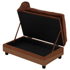 Pet Sofa Bed Couch with Storage, Pet Sofa for Cats and Small Dogs, Brown