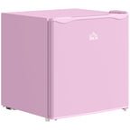 1.1 Cu.Ft Countertop Mini Freezer, Compact Upright Freezer with Removable Shelves, Pink