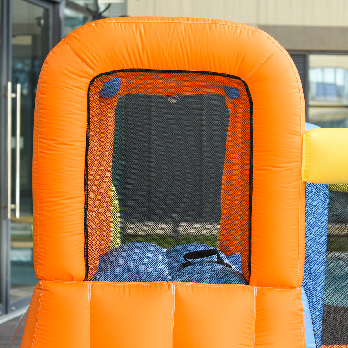 5-in-1 Kids Inflatable Bounce House Jumping Castle with Water Pool, Slide, Climbing Walls & 2 Water Guns