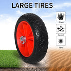 Kayak Cart, Trolley Trailer Kayak Wheels with Strong Aluminum Frame, Adjustable Width Crossbar, & Large Tires