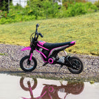 24V 350W Electric Dirt Bike Up to 15 MPH w/ Twist Grip Throttle, Pink