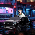 Electric Ride on Car 12V Kids Ride-on Toy, Black