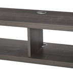 Wall Mounted TV Stand, Media Console Floating Storage Shelf for Living Room or Home Office, Dark Grey