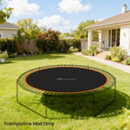 Trampoline Replacement Mat, Fits 12' Trampoline w/ 72 V-Hooks & 5.5" Springs (Spring & Frame not Included), Orange