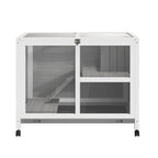 Desk/Table Sized Rabbit Hutch with Wheels