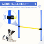 Backyard Competitive Dog Agility Training Kit Obstacle Course Equipment