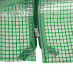Portable Mini Greenhouse, Outdoor Garden with Large Zipper Doors and Water/UV PE Cover, 5.9' x 3' x 3', Green
