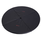 Pole Dance Mat, 2"T x 5'W Folding Pole Crash Mat for Home, Lightweight and Foldable, Black