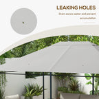 10' x 13' Gazebo Canopy Replacement Roof for 84C-116, Light Gray