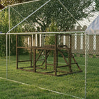 Chicken Activity Play Set with Multiple Chicken Perches, Swing, Ladder, Platform for 3-4 Chickens, Coffee