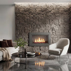 8-Pack 3D Faux Stone Wall Panels, Lightweight Polyurethane Panels for Interior and Exterior Accent Walls, Black