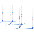 Dog Agility Equipment Dog Weave Pole Set Agility Starter Kit Pet Outdoor Exercise Training Set