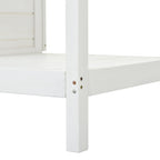 Large Wooden Potting Bench with 2 Drawer, Cabinet, Open Shelf, Farmhouse Garden Workstation for Backyard, 50'' L x 19.5'' W x 66'' H, White