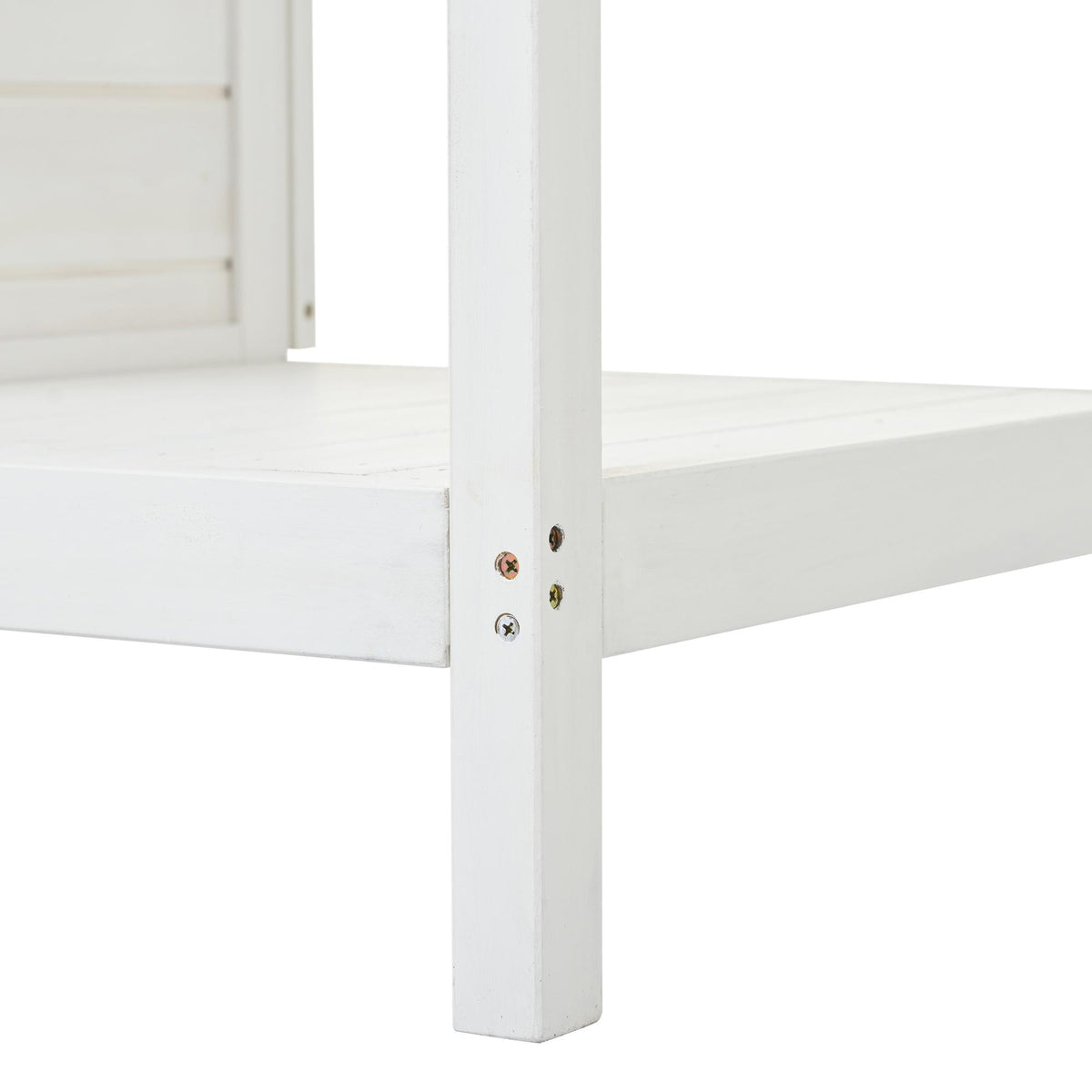 Large Wooden Potting Bench with 2 Drawer, Cabinet, Open Shelf, Farmhouse Garden Workstation for Backyard, 50'' L x 19.5'' W x 66'' H, White