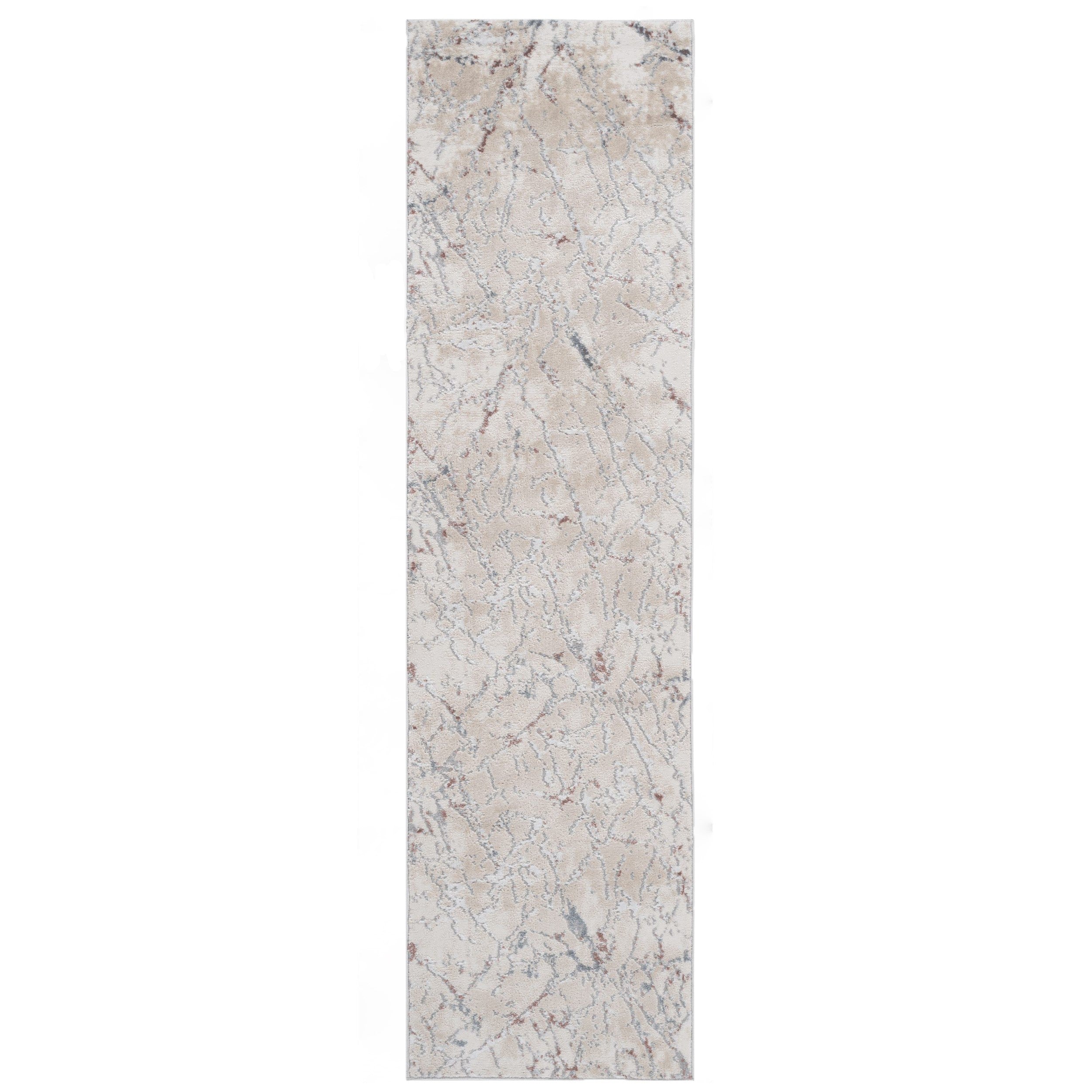 Naar 2x8 Stain-Resistant Area Rug with Non-Shedding Design and Cotton Backing, Kid and Pet-Friendly Carpet, 96" L x 26" W x 0.35" H, Multicolor
