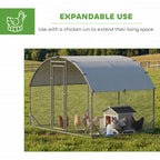 Wooden Chicken Coop Outdoor with Nesting Box, Pull-Out Metal Tray, for 1-2 Chickens, Rabbits, Ducks, 36" x 25" x 27"