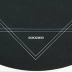 Poker Mat Texas Hold'em Poker Table Top with Non-Slip Bottom Black