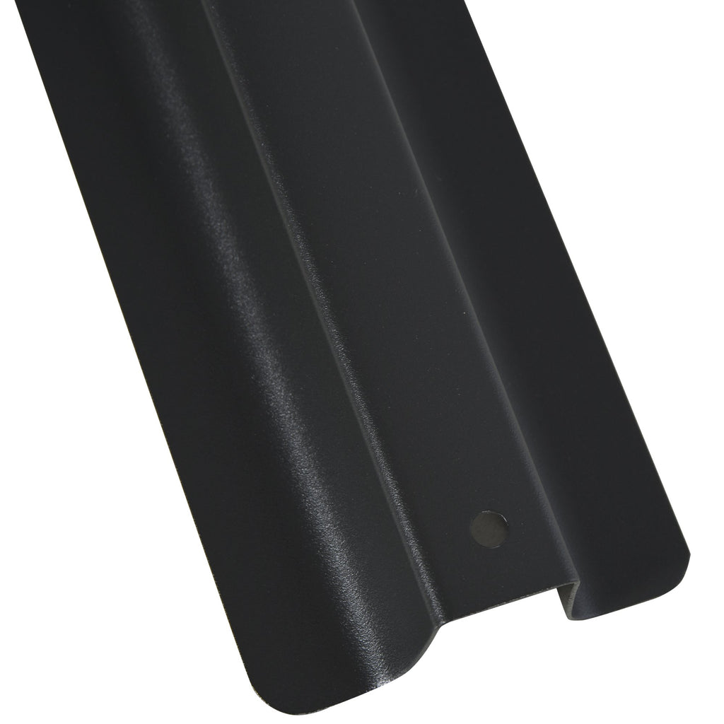 Umbrella Stand Fitting 2" Poles and Steel Base with 4 Fillable Plastic Weights, 4 Gal. Capacity Each - Black