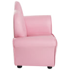 Kids Sofa Toddler Tufted Upholstered Sofa Chair Princess Couch Furniture with Diamond Decoration for Preschool Child, Pink