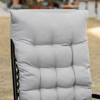 Padded Zero Gravity Chair, Folding Recliner Chair with Cup Holder Cushion, Gray