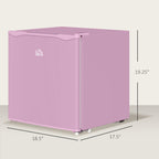 1.1 Cu.Ft Countertop Mini Freezer, Compact Upright Freezer with Removable Shelves, Pink