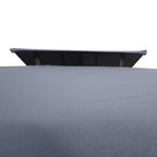 10' x 13' Patio Gazebo, Double Roof Outdoor Gazebo Canopy Shelter with Screen Decorate Corner Frame, for Garden, Lawn, Backyard and Deck, Gray