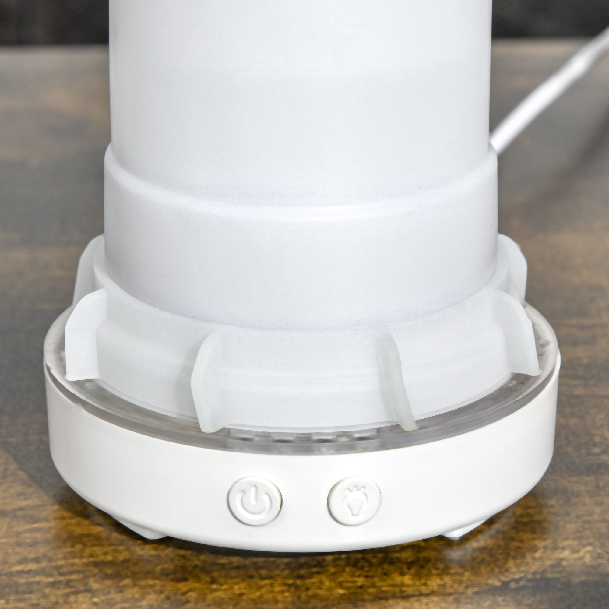 100ml Ultrasonic Aromatherapy Diffuser, Essential Oils Humidifier with Ceramic Cover, 7 Colors LED Lights, Timer, Waterless Auto-off for Home and Office, White