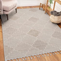 Naar 8x10 Indoor Outdoor Stain-Resistant Area Rug with Medium Pile Height, Kid and Pet-Friendly Carpet, 120" L x 93" W x 0.3" H, Cream