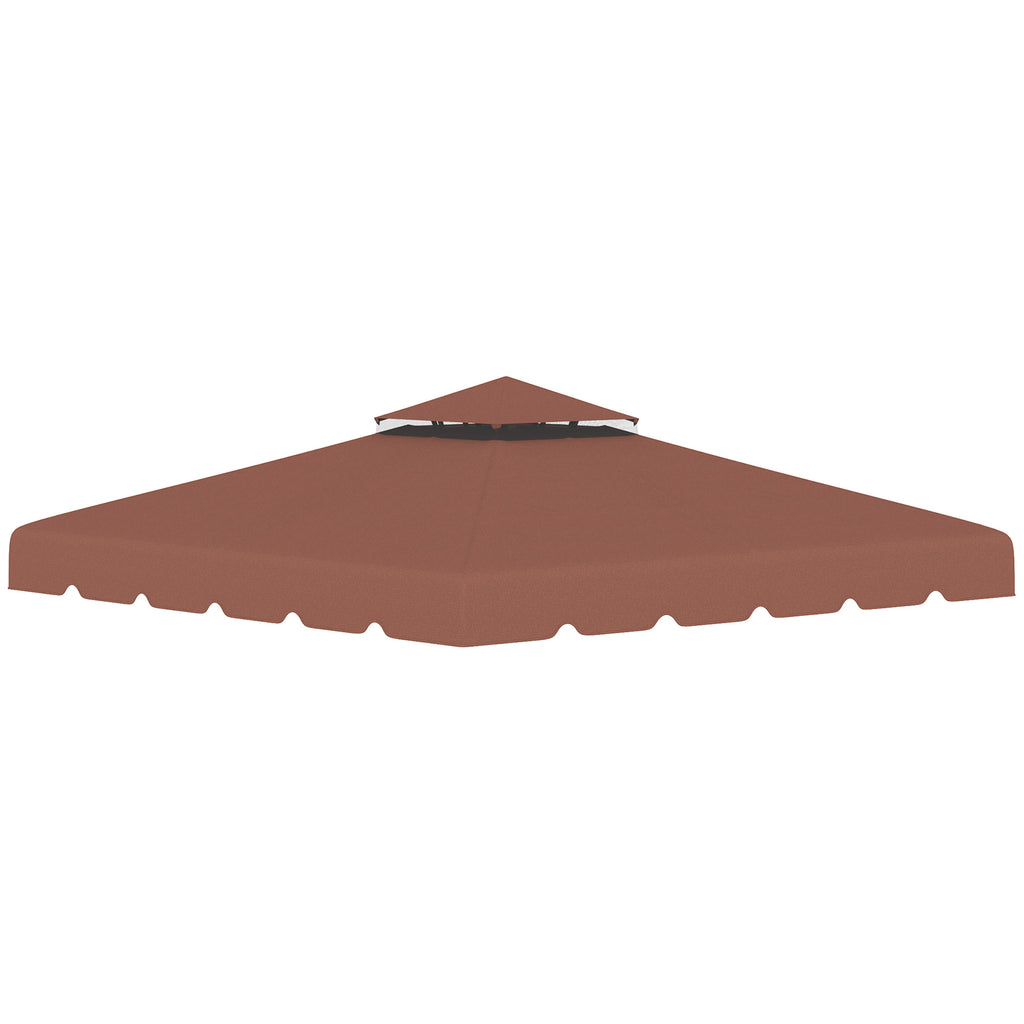 Model 84C-051 or 84C-269 10' x 10' Gazebo Replacement Canopy, Coffee