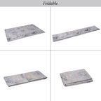6x9 Non-Slip Machine Washable Area Rug with Low-Pile, Non-Shedding Kid and Pet Friendly Carpet, 72" L x 108" W x 0.15" H, Gray