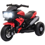 6V Kids Motorcycle, Battery-Operated Mini Electric Motorbike with Forward/Reverse Switch, Horn, Red