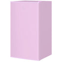 3.2 Cu.Ft Mini Fridge with Freezer, Single Door Compact Refrigerator with Adjustable Thermostat, Reversible Door, Pink