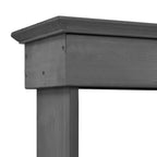 Outdoor Potting Bench with 2 Drawers, Cabinet & Open Shelf, Farmhouse Garden Workstation for Backyard, 50'' L x 19.5'' W x 66'' H, Gray