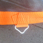 Trampoline Replacement Mat, Fits 12' Trampoline w/ 72 V-Hooks & 5.5" Springs (Spring & Frame not Included), Orange