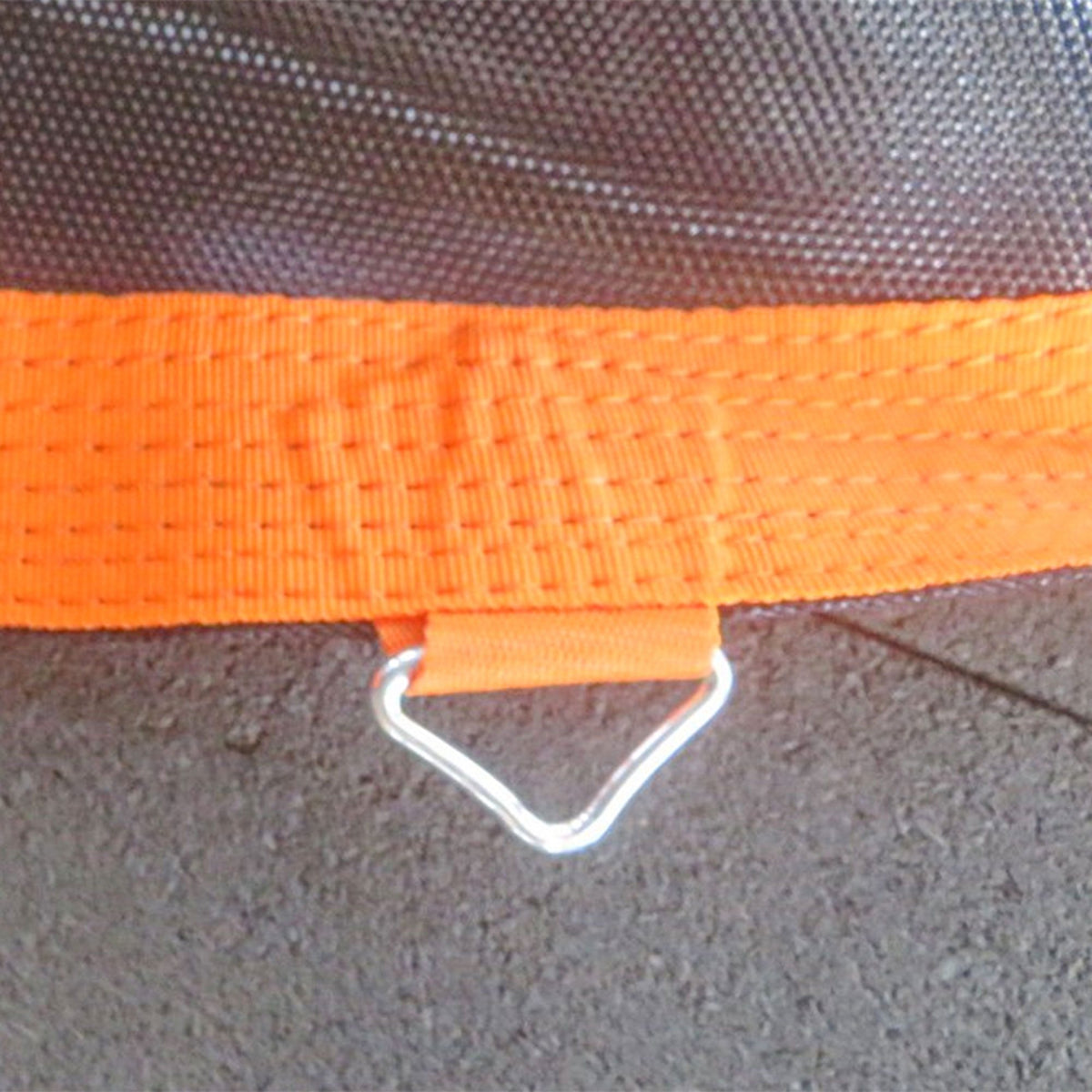 Trampoline Replacement Mat, Fits 12' Trampoline w/ 72 V-Hooks & 5.5" Springs (Spring & Frame not Included), Orange