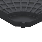Large 4 Piece Round Fillable Weighted Offset Market Patio Umbrella Base