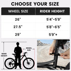 26" Mountain Bike with 21-Speed High-Carbon Steel Frame, Dual Disc Brakes, Adjustable Seatpost, 67" L x 26.5" W x 38.5" H, Black+Gray