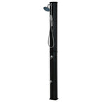 7' Outdoor Solar Heated Shower with 360 Rotating Rainfall & Handheld Shower Head, Foot Shower Faucet, Temperature and Pressure Adjustable, Holds 9.2 Gallons for Backyard Pool