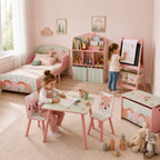 Storage Chest with Lid, Storage Box Organizer for Bedroom, Pink