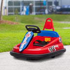 Bumper Car for Kids, 360° Rotation 6V Electric Ride On Bumper, Red