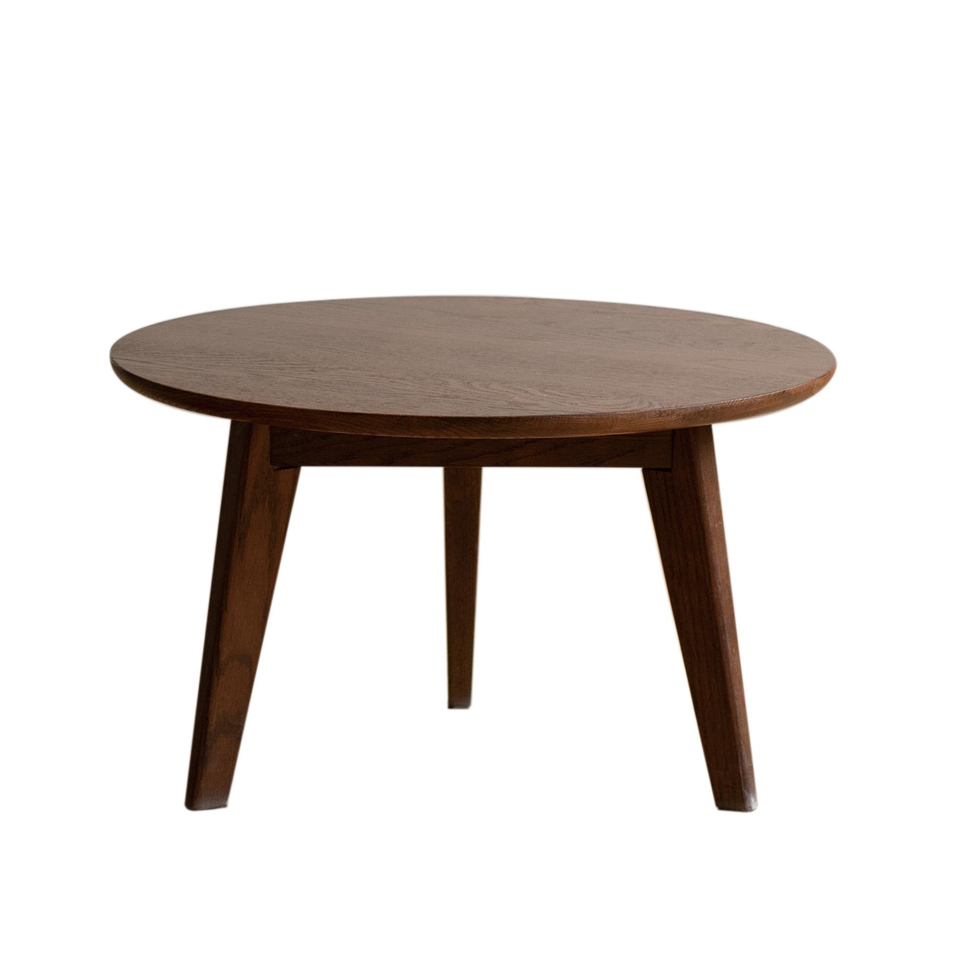 Mid Century Coffee Table with 2-Tier Design & Non-Toxic Finish, Low-Profile Side Table for Living Room, 23.5″ L x 23.5″ W x 13.5″ H, Oak