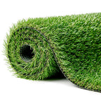 10' x 3' Artificial Grass Turf, Easy-Clean Indoor Outdoor Rug with Drainage Holes, Cut-to-Fit Fake Grass Turf Mat, 1.2" Thick Dogs Pet Synthetic Lawn Carpet for Landscape Backyard Patio
