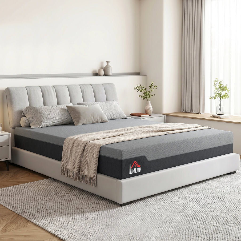 King Mattress, 12 Inch Memory Foam Mattress for Pressure Relief, Graphene Gel Cooling Copper Bed in a Box, Made in USA