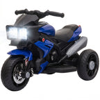 6V Kids Motorcycle, Battery-Operated Mini Electric Motorbike with Forward/Reverse Switch, Horn, Blue