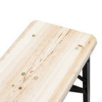 6' Portable Picnic Table and Bench Set, Outdoor Wooden Folding Camping Dining Table Set for Patio Garden Outdoor Activities