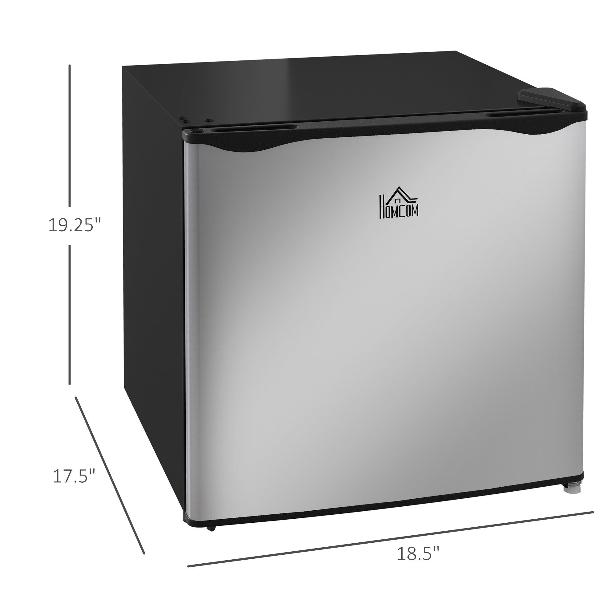 1.1 Cu.Ft Countertop Mini Freezer, Compact Upright Freezer with Removable Shelves, Silver