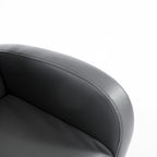 Kids Sofa Rocking Chair with Side Pocket, PU Leather Toddler Armchair for Children Grey