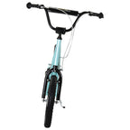Youth Scooter Kick Scooter for Kids 5+, Max Load 220 LBS., with Adjustable Handlebar, 16" Inflatable Wheels, Dual Brakes, Blue